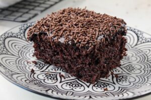 Receita de bolo de chocolate fofinho