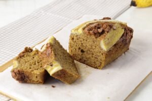 bolo de banana - banana bread - capa