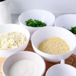 Ingredientes recheio de queijo Receita de Esfiha aberta (2)