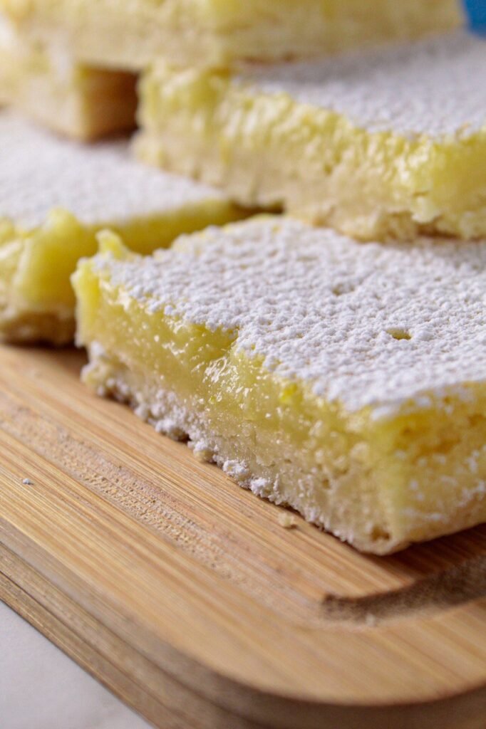 Receita barrinha de limão - lemon bars