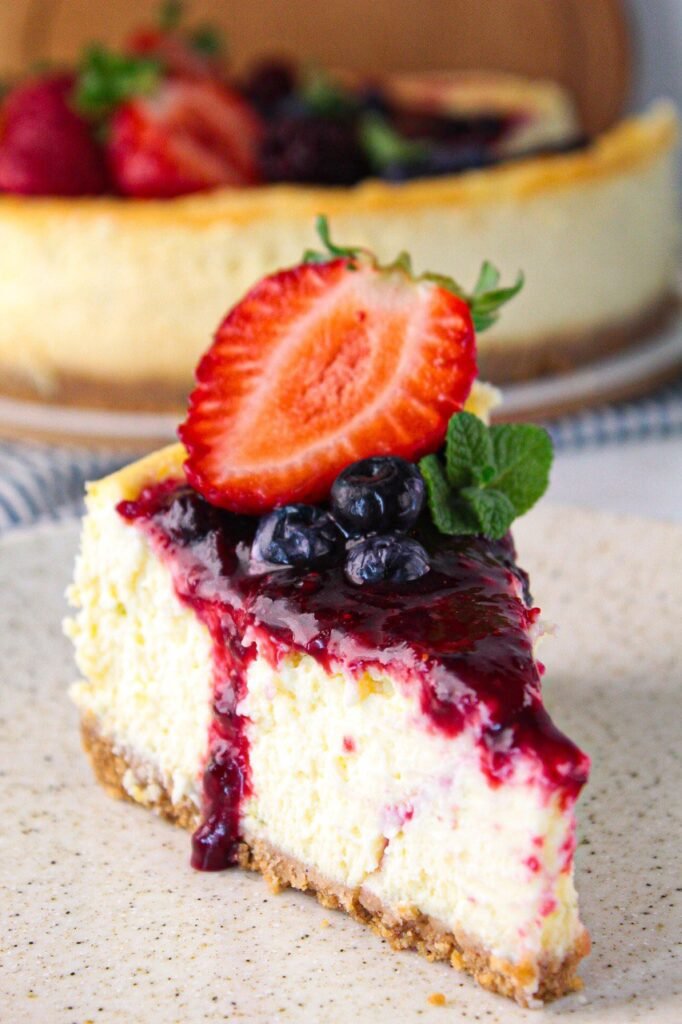 Receita cheesecake assada | estilo nova york