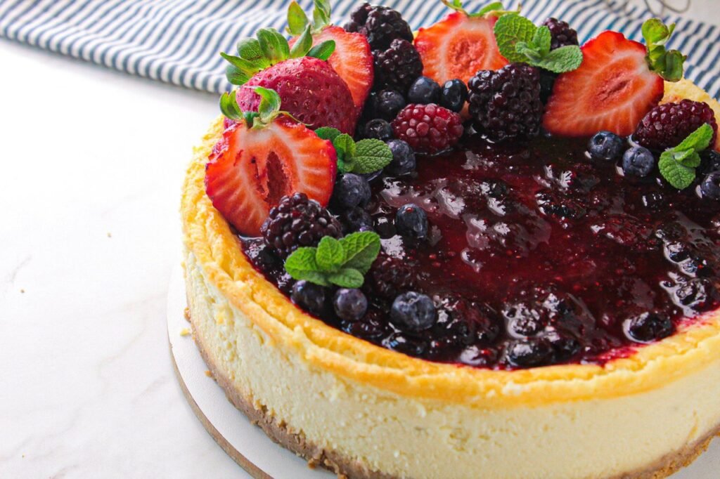 Receita cheesecake assada | estilo nova york