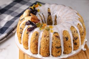 receita de bolo de frutas e castanhas