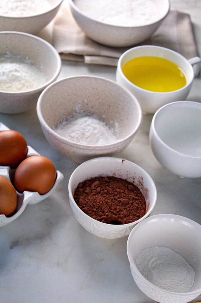 Receita de bolo de chocolate sem gluten e sem leite