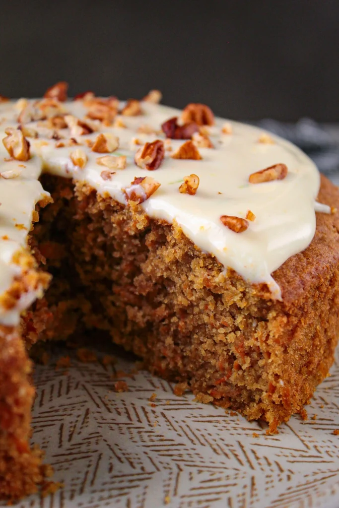 receita de carrot cake - bolo de cenoura americano sem glúten