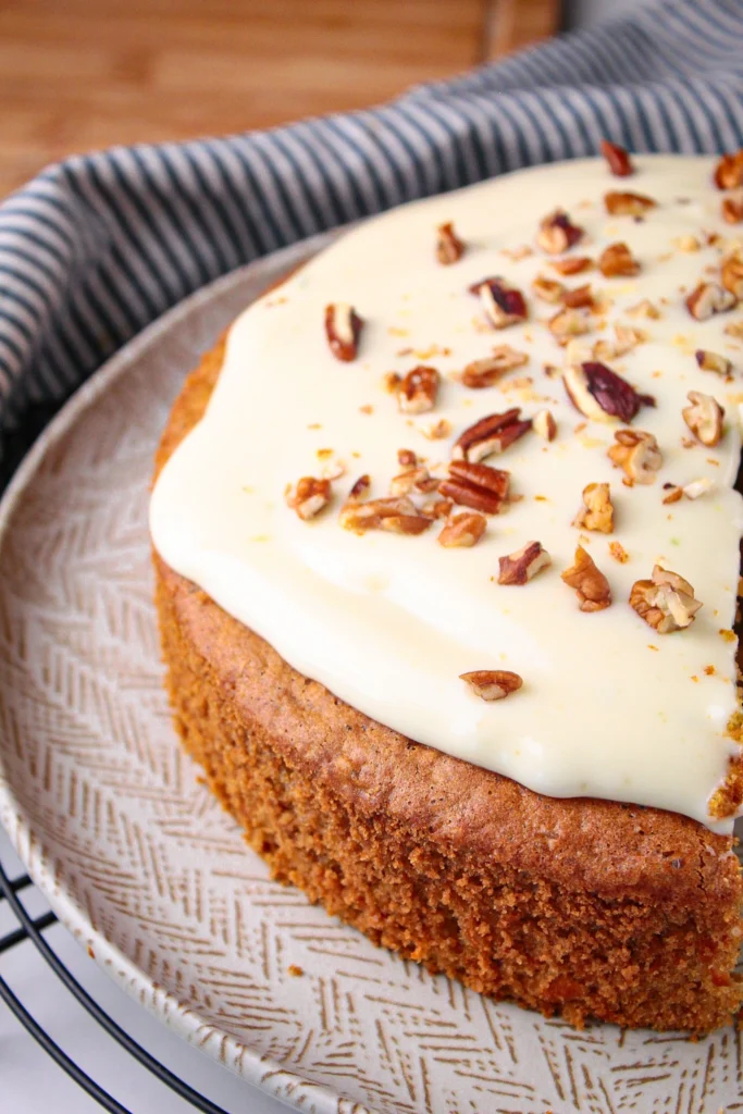 receita de carrot cake - bolo de cenoura americano sem glúten