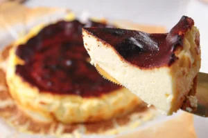 Receita de cheesecake basco