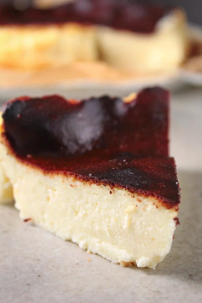 Receita de cheesecake basco