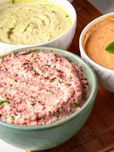 TRÊS RECEITAS DE PATÊS RÁPIDOS, FÁCEIS E DELICIOSOS | IDEIAS DE APERITIVOS E PETISCOS