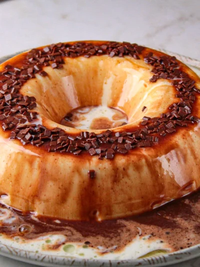 receita de pudim de leite ninho sem forno