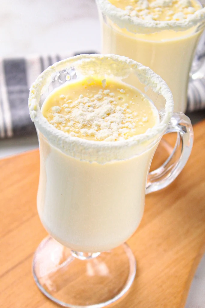 receita de chocolate quente branco