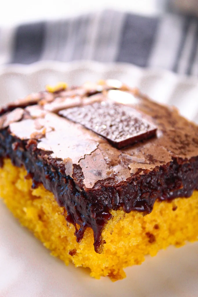Receita de bolo de cenoura com brownie