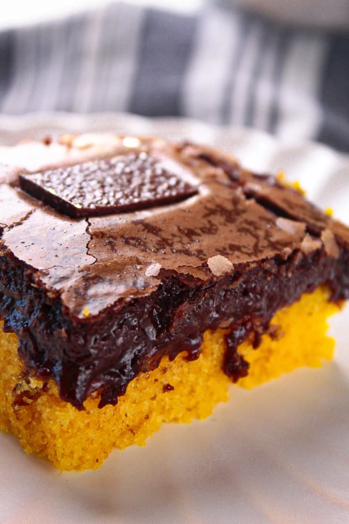 Receita de bolo de cenoura com brownie