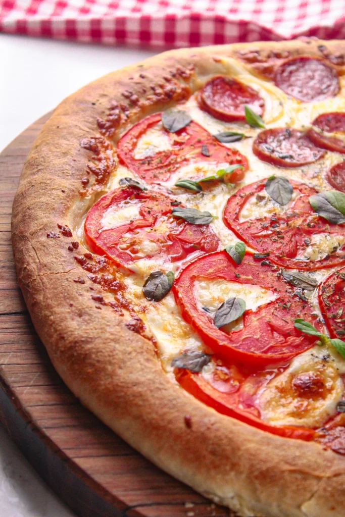 receita de pizza caseira massa pan