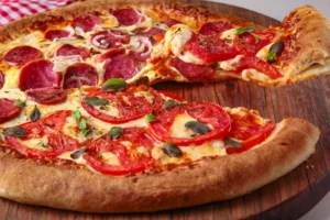 receita de pizza caseira massa pan