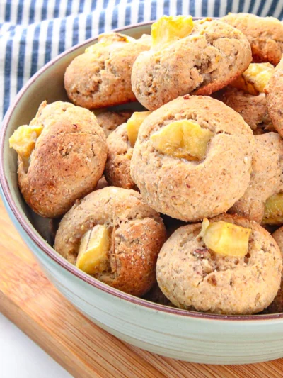 Receita de biscoito de banana e aveia
