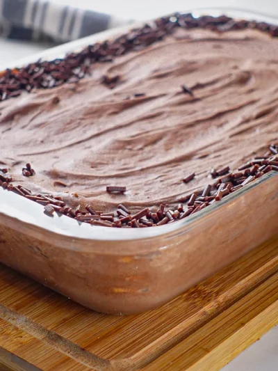Receita de torta de chocolate aerada