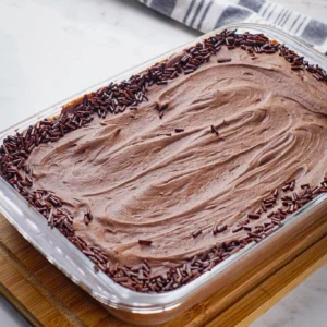 Receita de torta de chocolate aerada