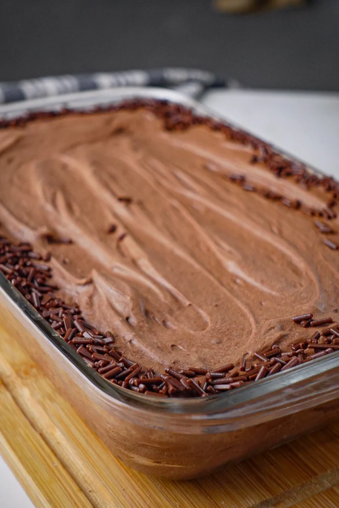 Receita de torta de chocolate aerada