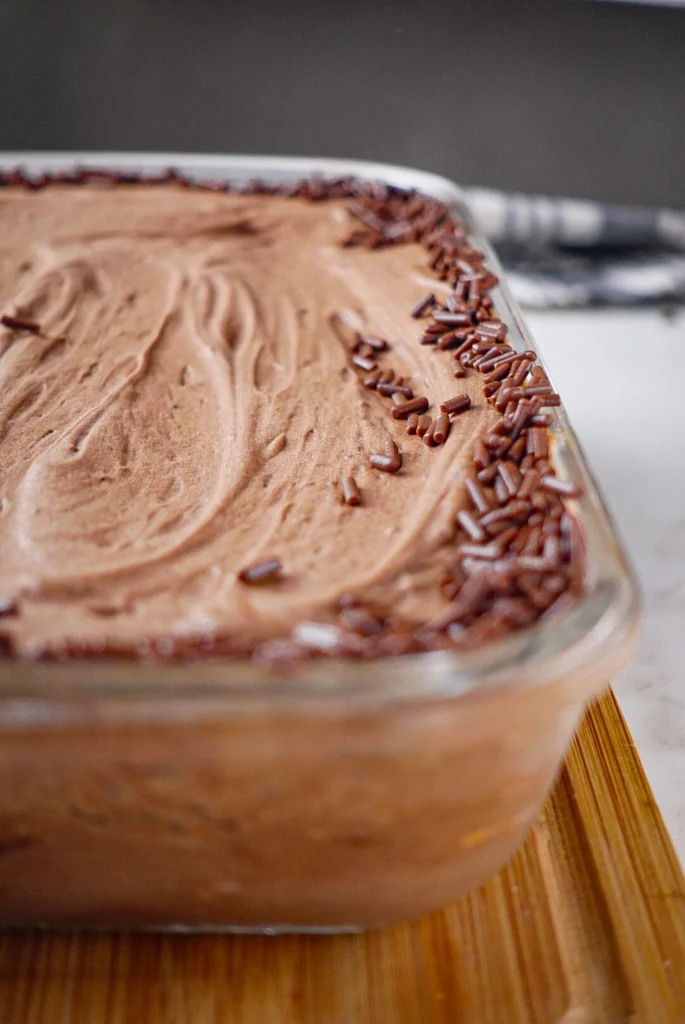Receita de torta de chocolate aerada