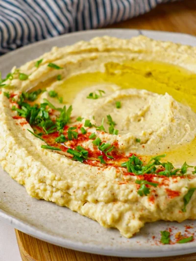 HOMUS PERFEITO: CREMOSO, LEVE E CHEIO DE SABOR | SEM TAHINE | RECEITA PASSO A PASSO