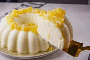 Receita de manjar de coco e abacaxi