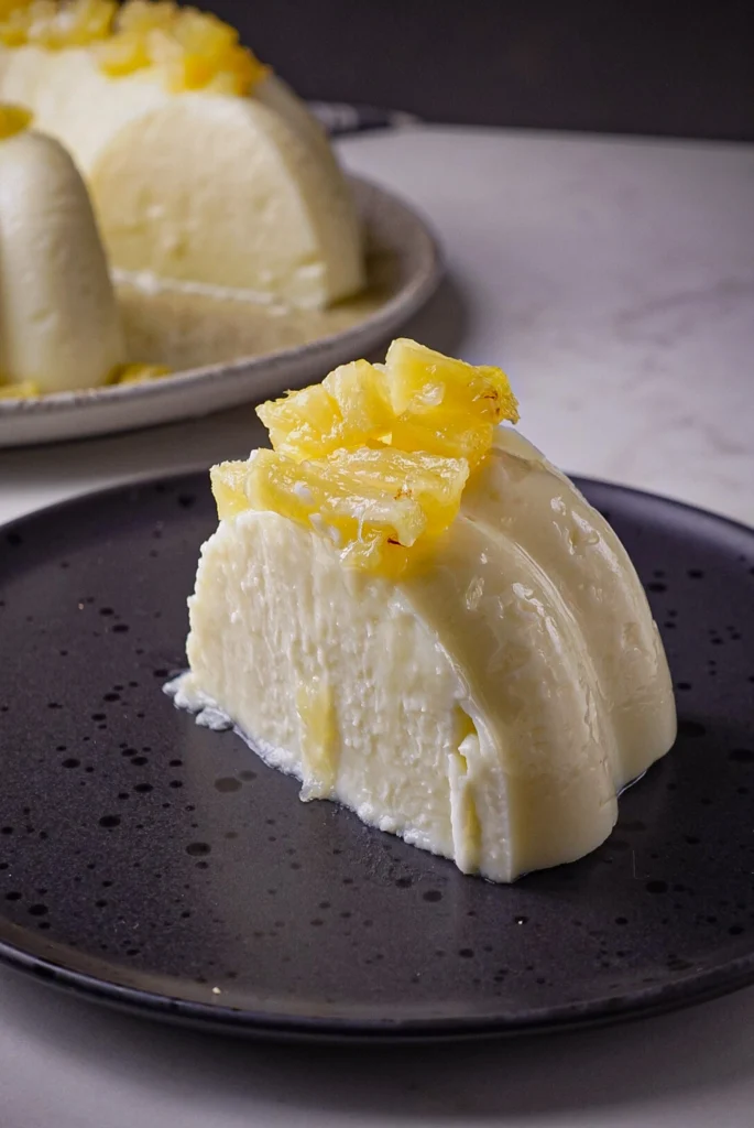 Receita de manjar de coco e abacaxi