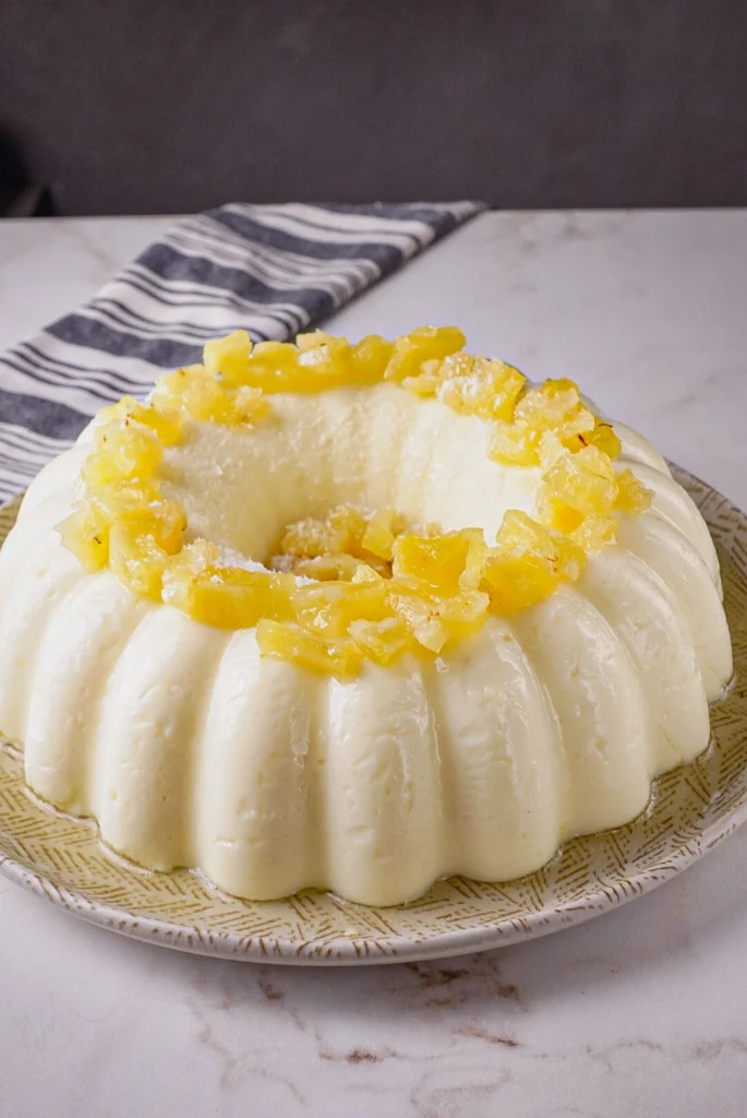 Receita de manjar de coco e abacaxi