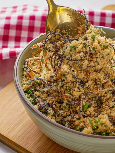 SEM ERRO! FAROFA DE CEBOLA CROCANTE COM SÓ 3 INGREDIENTES