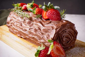 Receita de rocambole de chocolate (tronquinho)