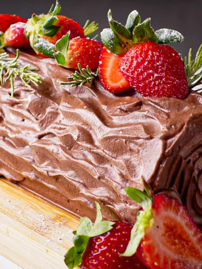 Receita de rocambole de chocolate (tronquinho)