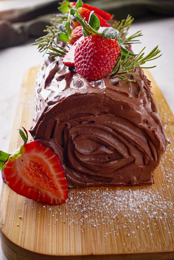 Receita de rocambole de chocolate (tronquinho)