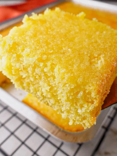 Receita de bolo de fubá com laranja