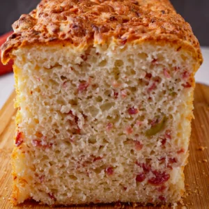 Receita de pão sem glúten com calabresa