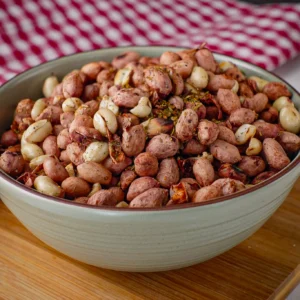 receita de amendoim salgado